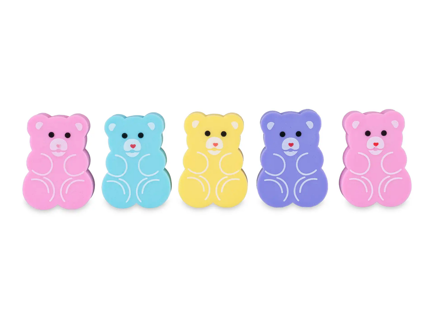 Bustina 5 mini gomme da cancellare Coccolotti