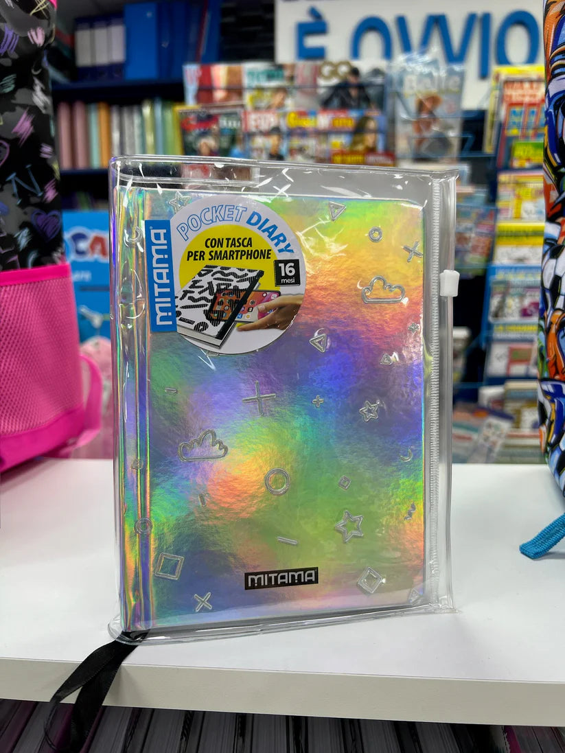 Diario Pocket MITAMA - 16 mesi - Olografico