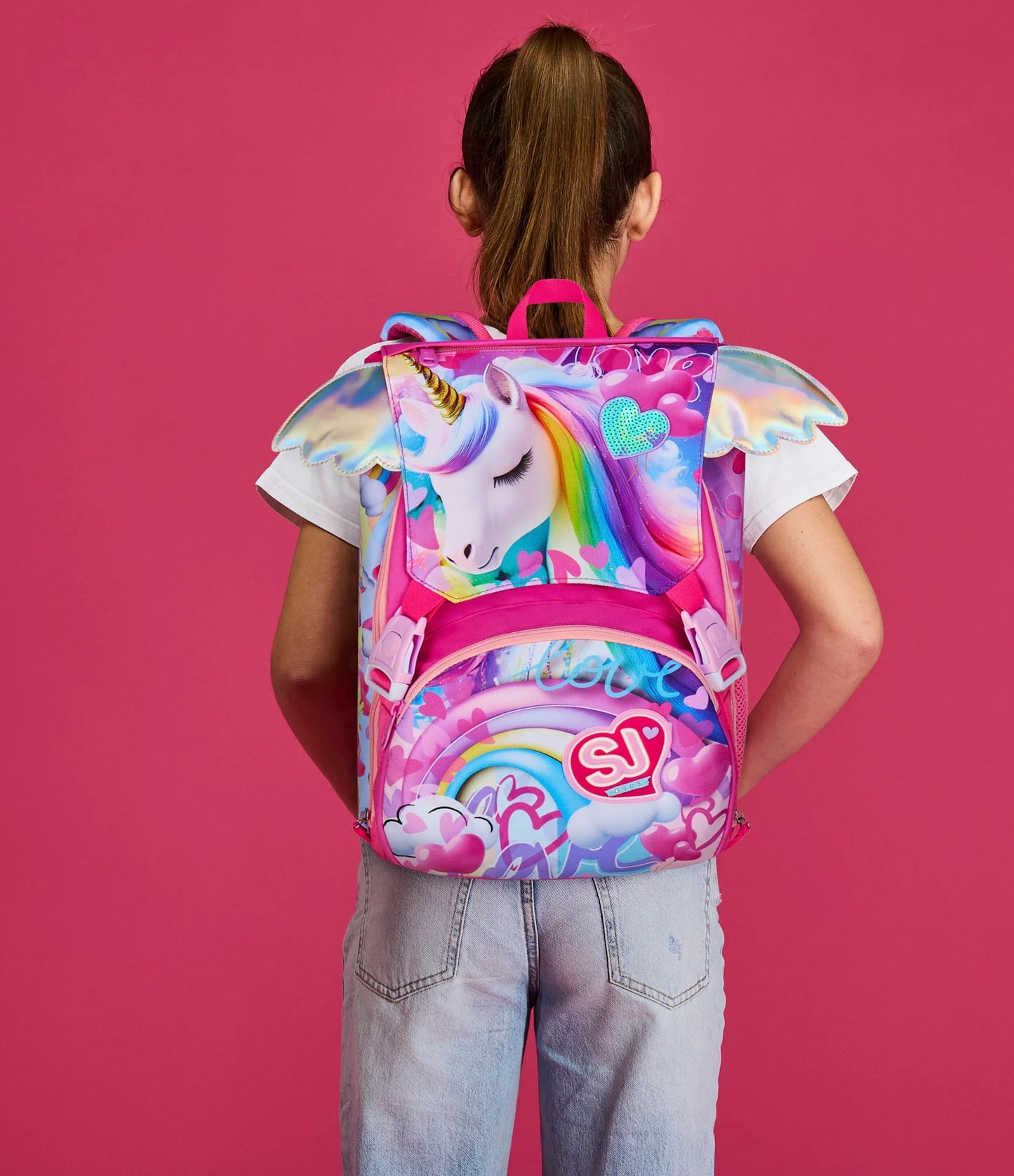ZAINO ESTENSIBILE BIG - FLYUNICORN GIRL