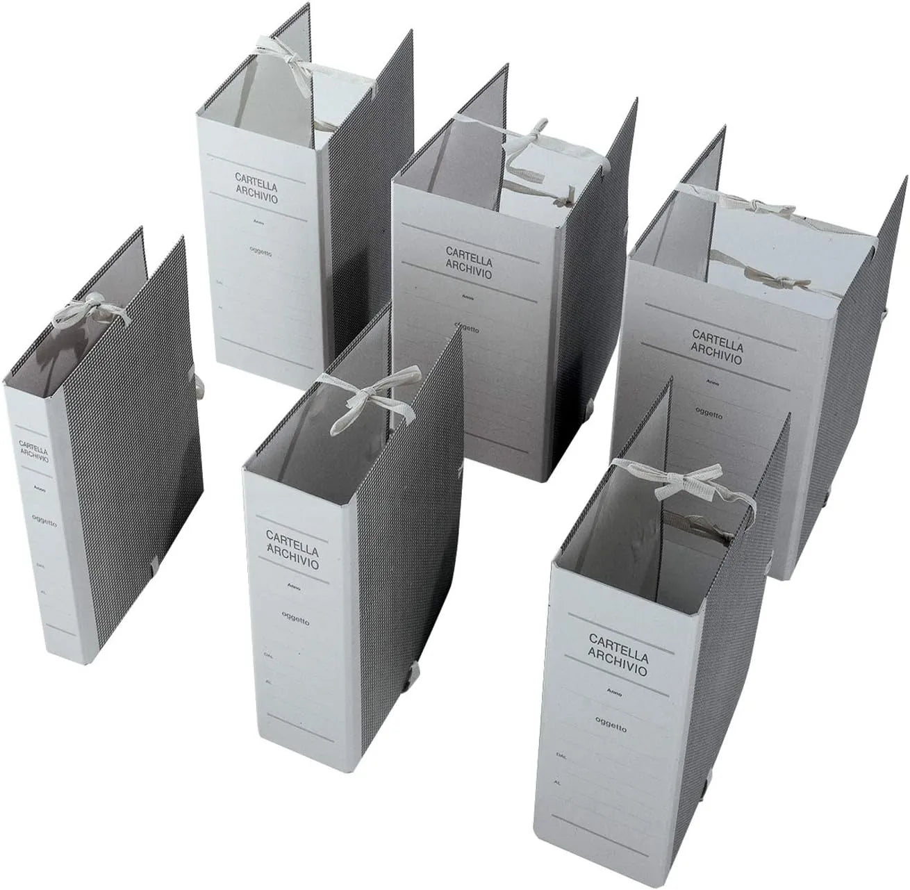 Cartella archivio con lacci