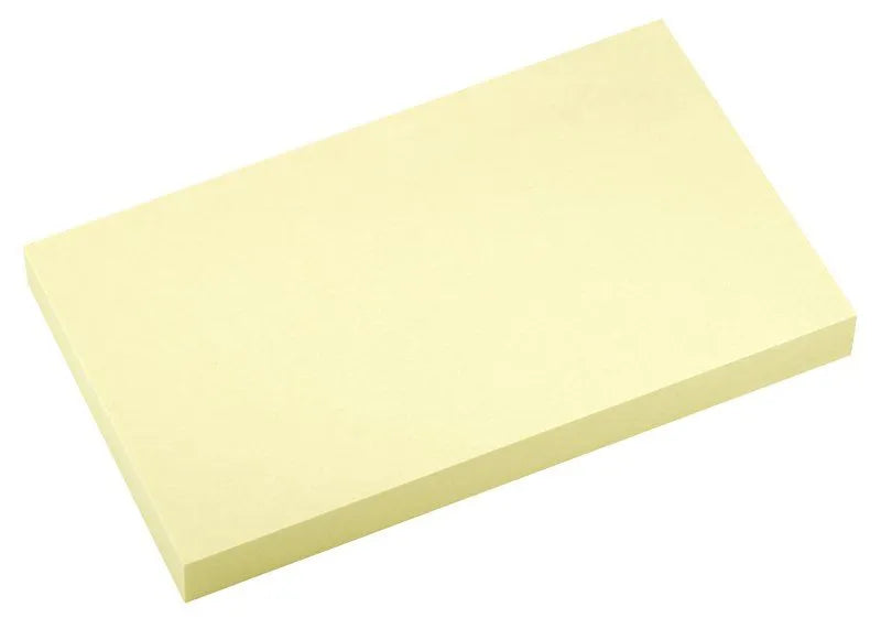 Post-it giallo 76x127mm 12pz