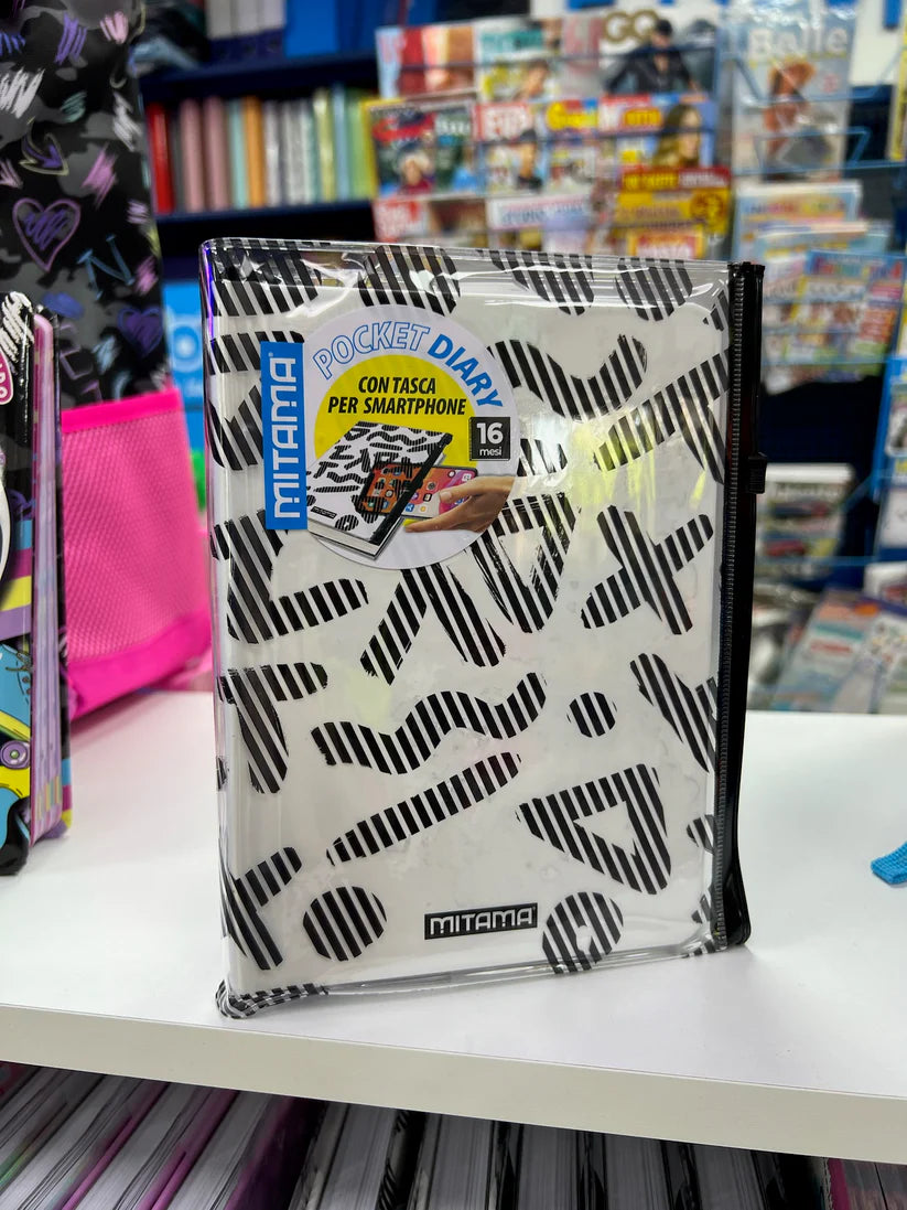 Diario Pocket MITAMA - 16 mesi - Bianco