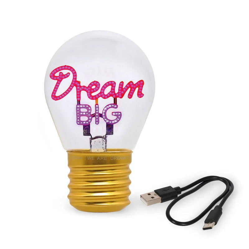 Lampada da Tavolo a Forma di Lampadina - Bulb Fiction-Dream big