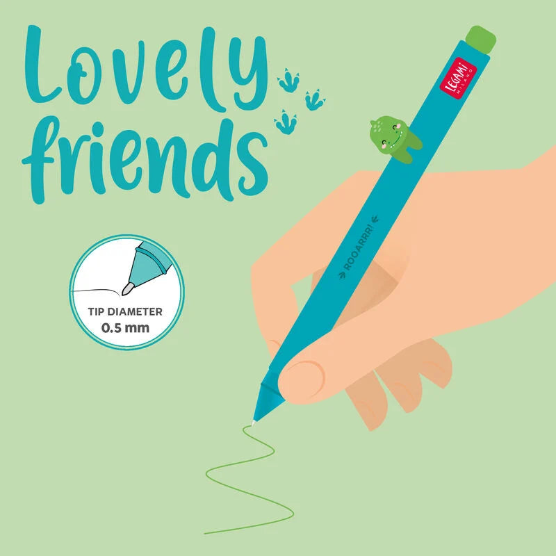 Penna Gel - Lovely Friends-Dino
