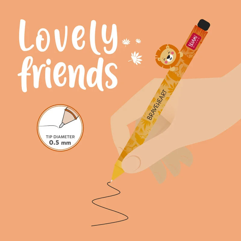 Penna Gel - Lovely Friends-Leone