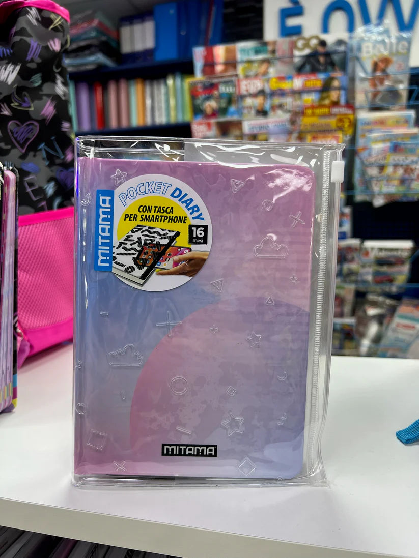 Diario Pocket MITAMA - 16 mesi - Lilla