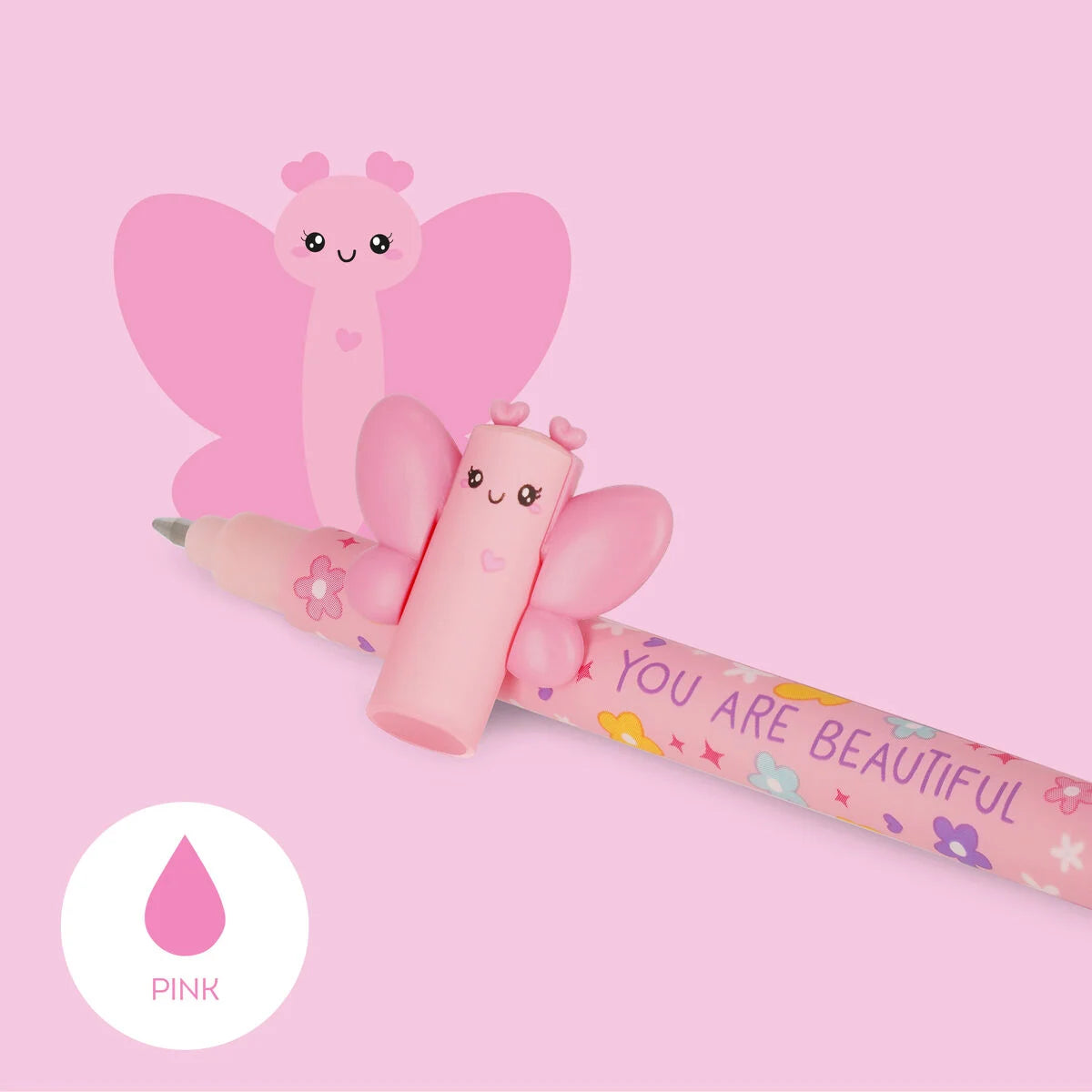 Penna Gel Cancellabile - Erasable Pen-Butterfly