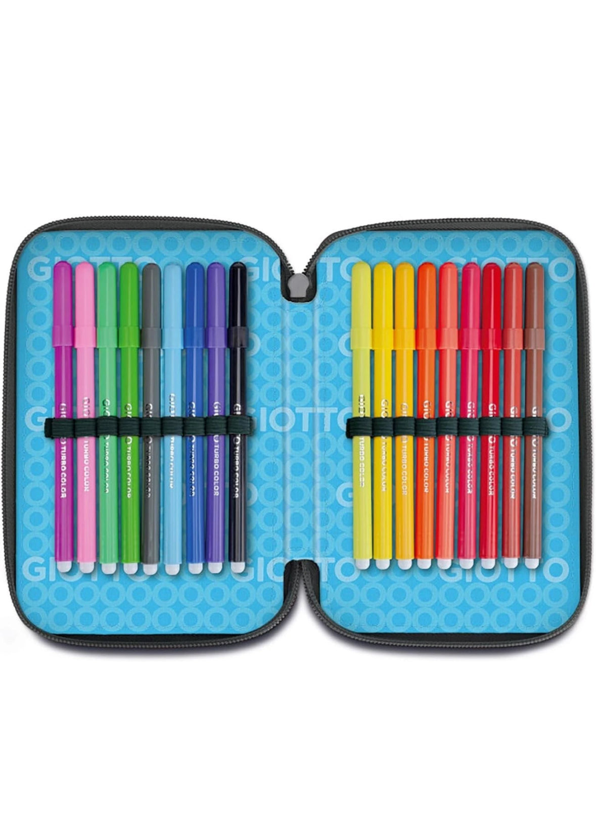 Astuccio Glitter 3 Zip Giotto