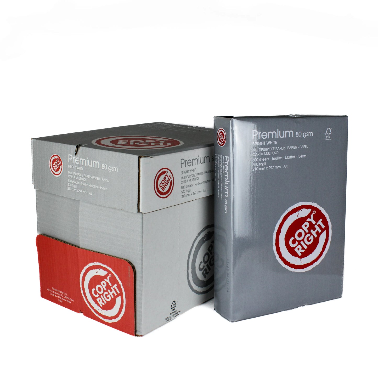 Composizione Carta A4 Copyright - 5 Risme