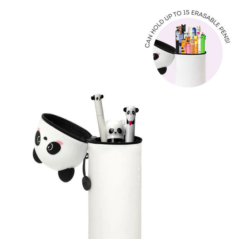 Astuccio 2 in 1 in Morbido Silicone - Kawaii-Panda