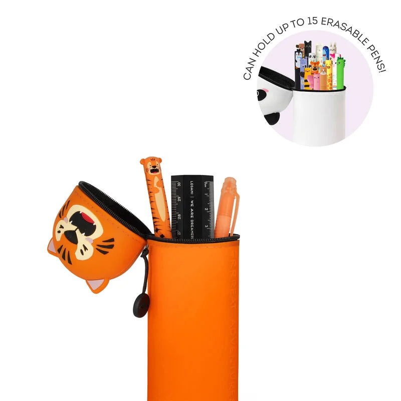 Astuccio 2 in 1 in Morbido Silicone - Kawaii-Tiger