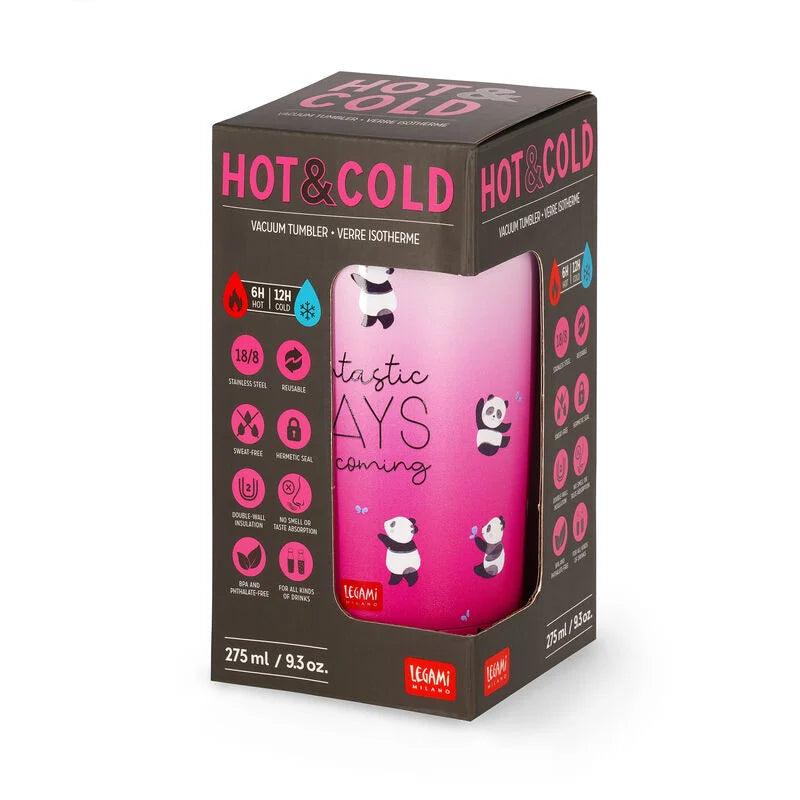 Bicchiere Termico - Hot&Cold 275 Ml-Panda