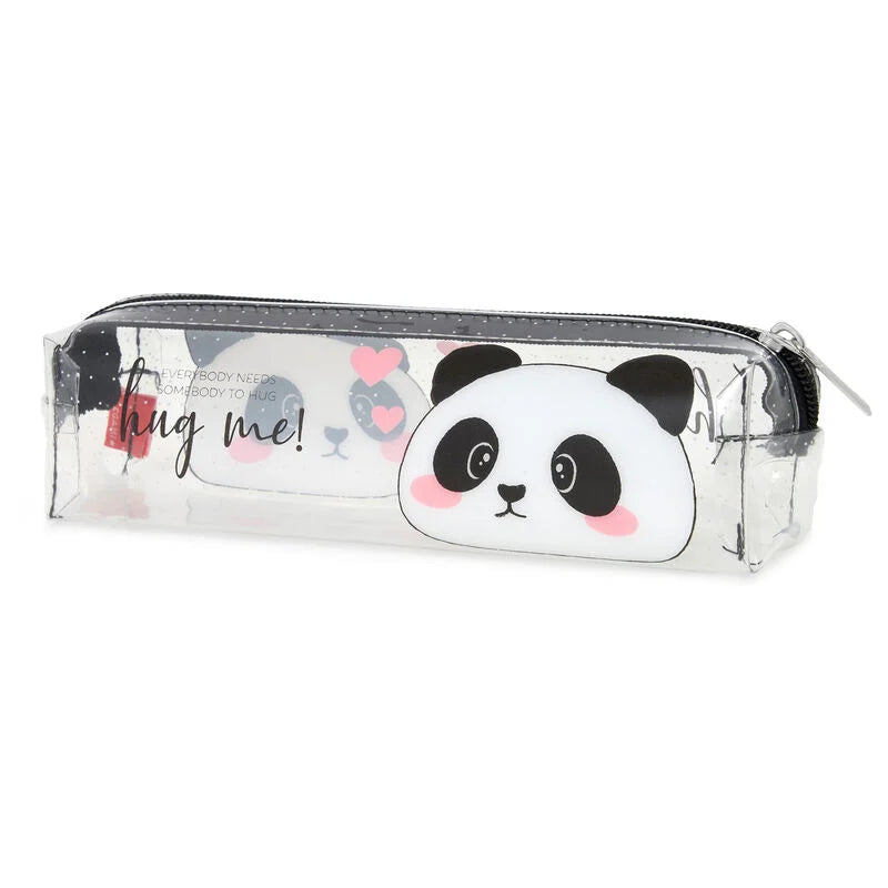 Astuccio Trasparente - Pencil Case-Panda