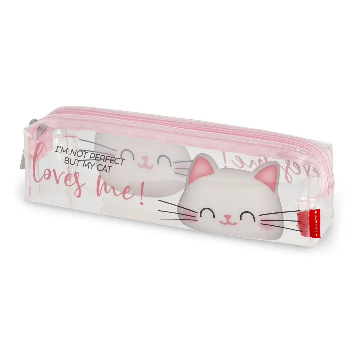 Astuccio Trasparente - Pencil Case-Kitty