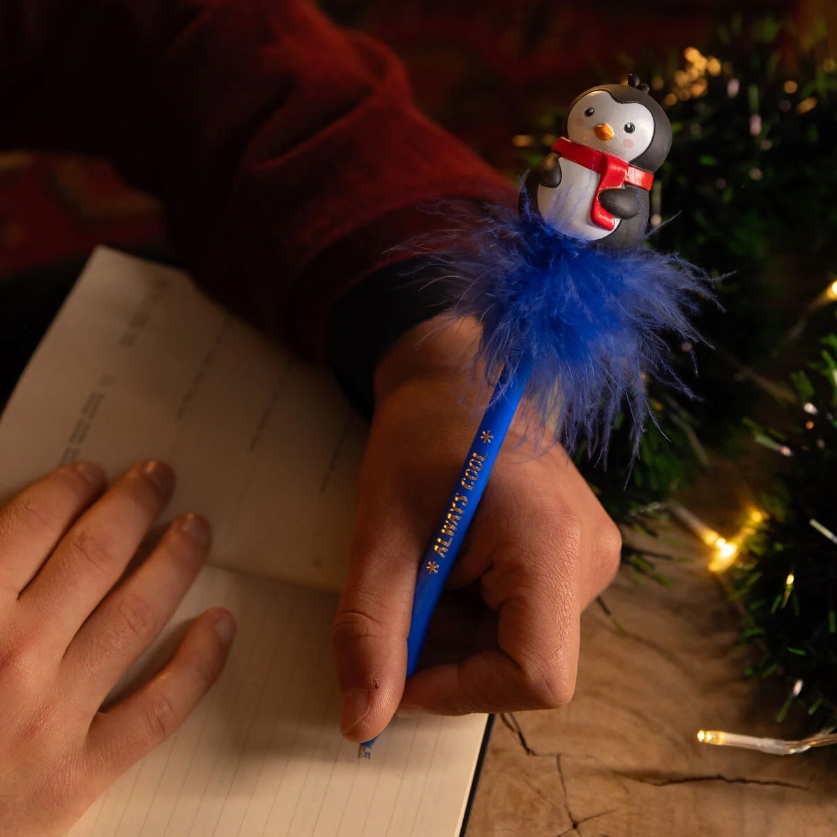 Penna a Sfera Luminosa - Penguin - Writing is Magic