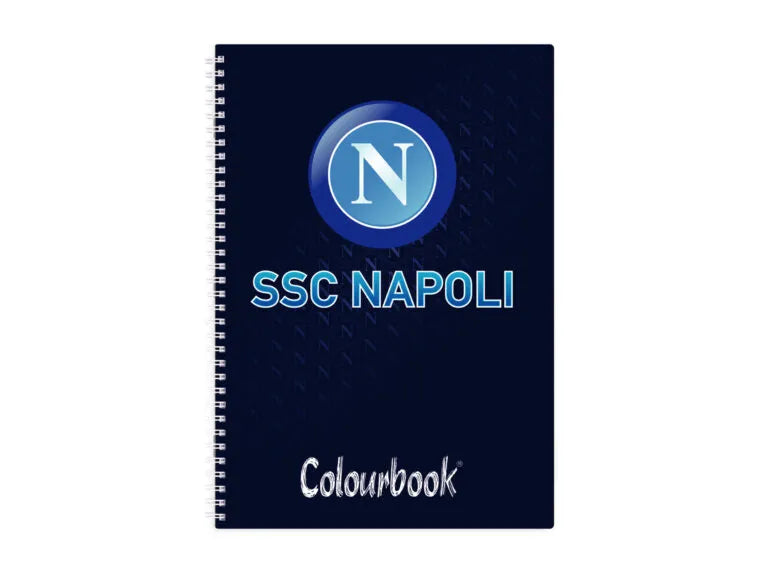 Quaderno a spirale A4 SSC Napoli – Righe medie e superiori