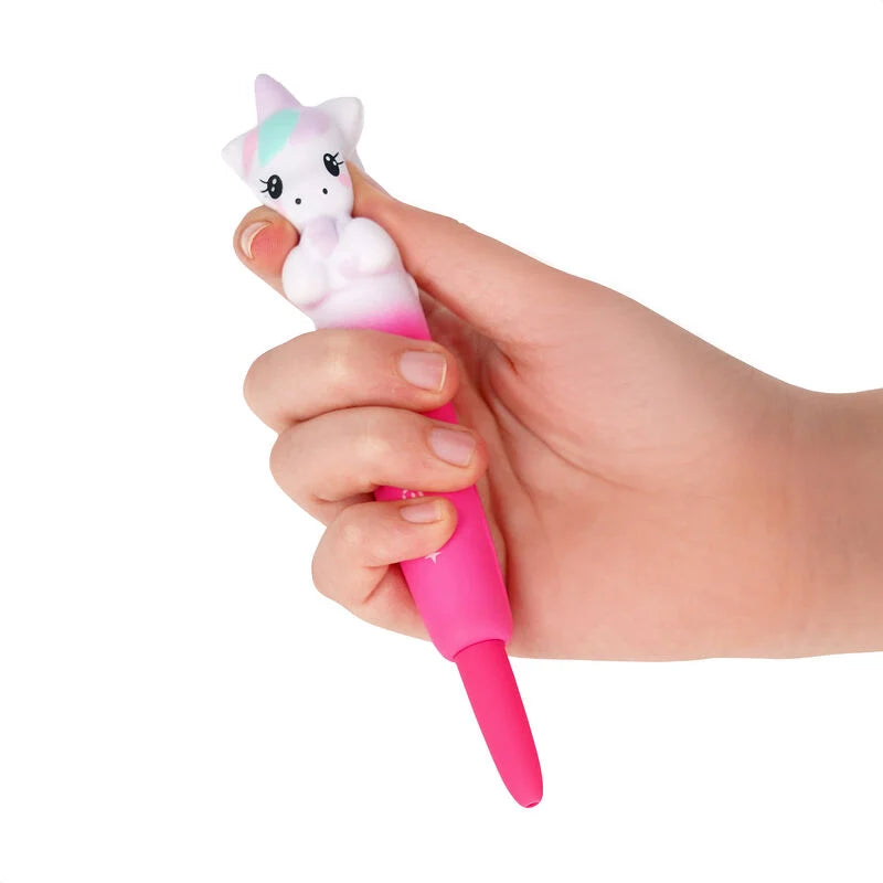 Penna Gel Antistress - Squeezies-Unicorn