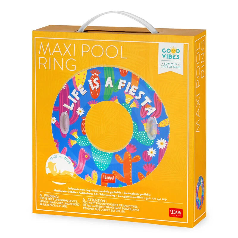 Maxi Ciambella Gonfiabile - Maxi Pool Ring - Cactus