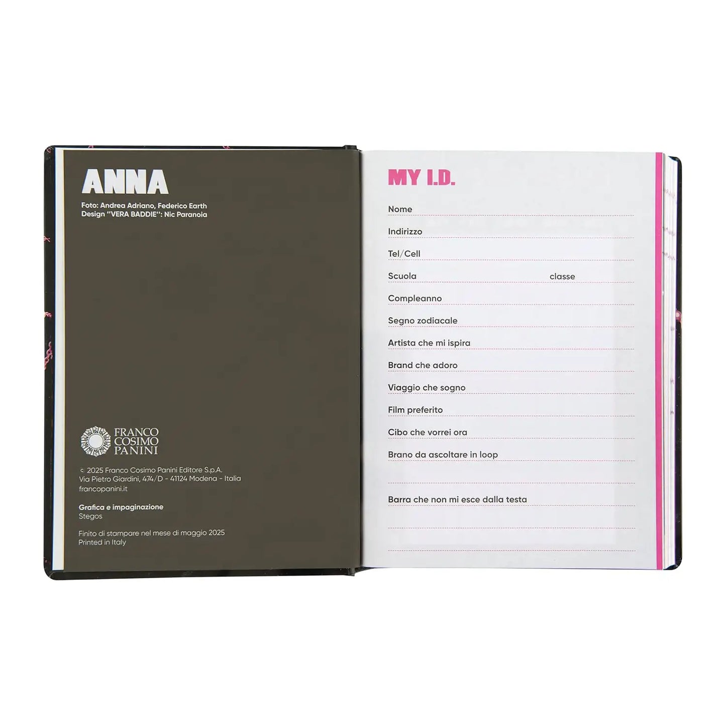 Diario Anna Pepe 2025/2026 Vera Baddie