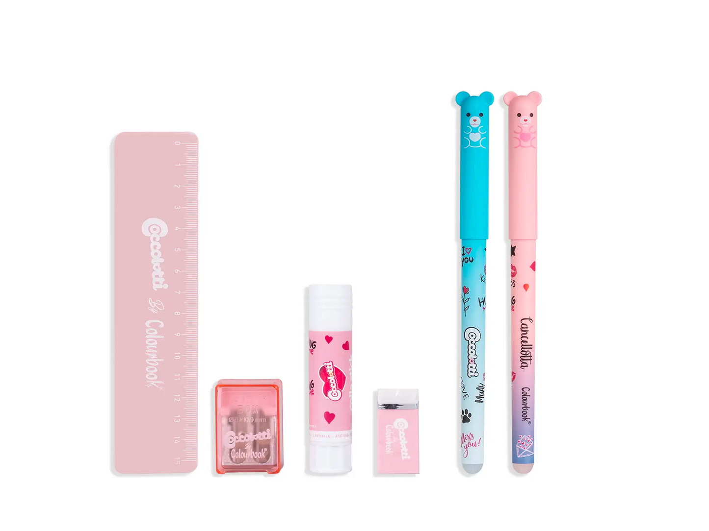 Astuccio 1 zip Coccolotti Rosa