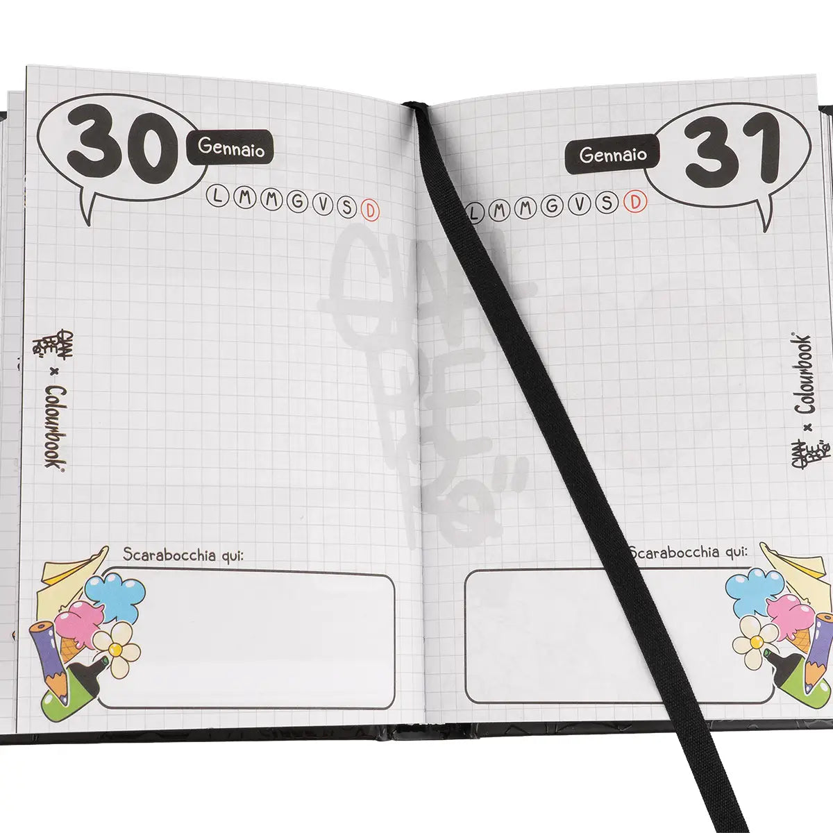 Diario scuola Gianpiero x Colourbook 2026-27 – non datato 12 mesi