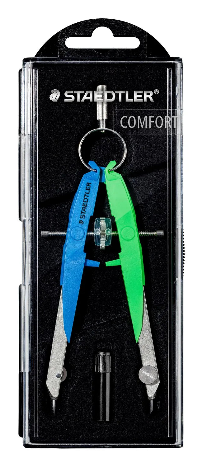 Compasso Geometrico Staedtler Mars Comfort Neon-Verde/Blu