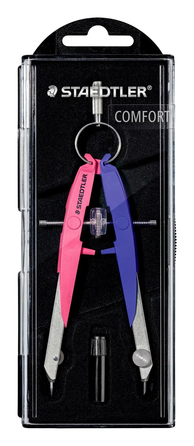 Compasso Geometrico Staedtler Mars Comfort Neon-Rosa/Blu