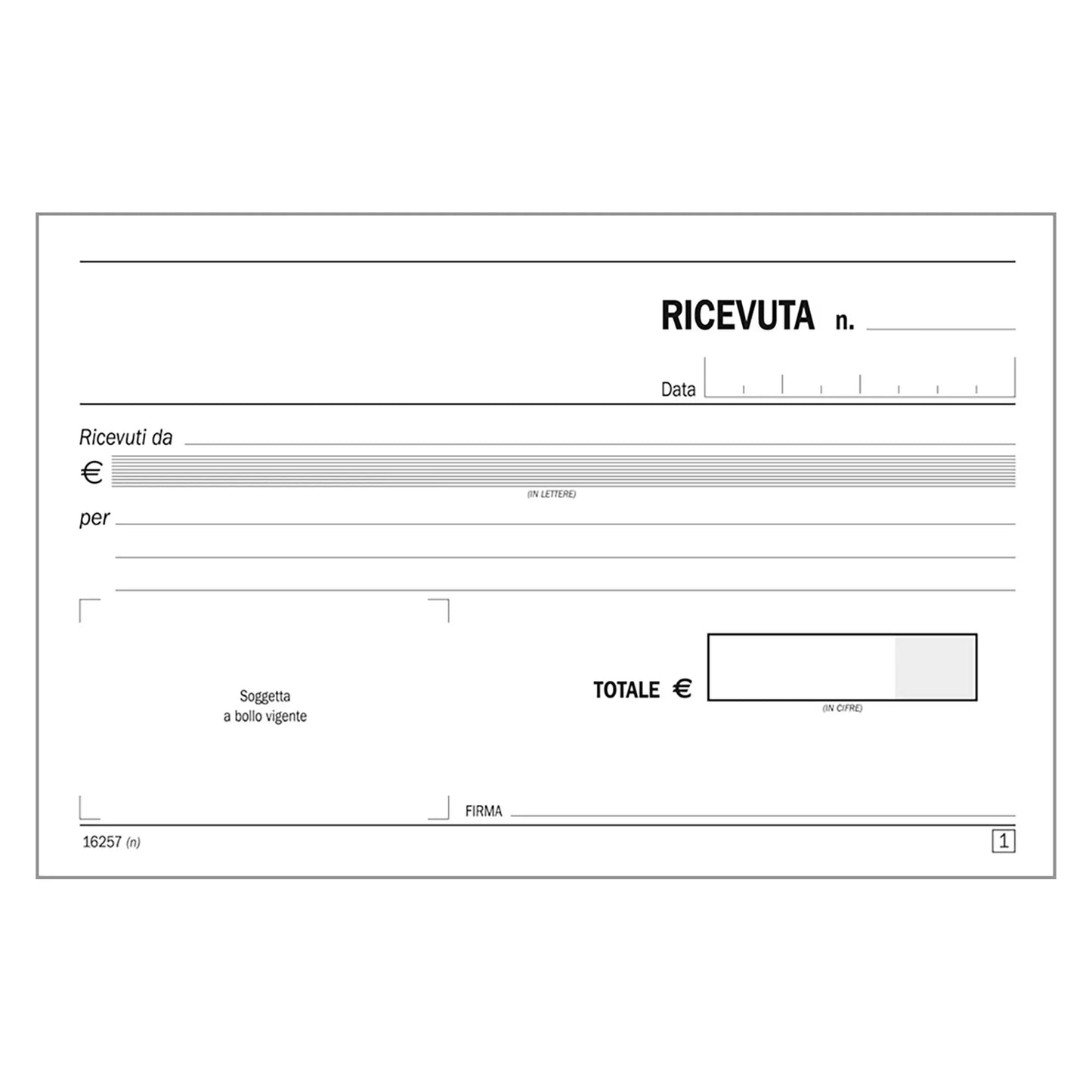 Ricevute generiche