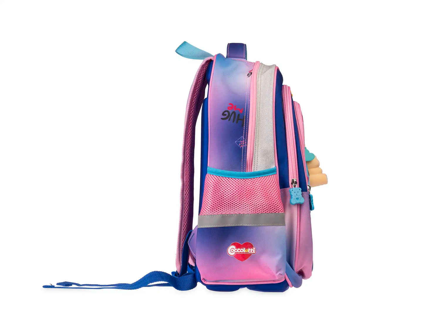 Zaino scuola Azzurro Coccolotti con Coccolotto omaggio