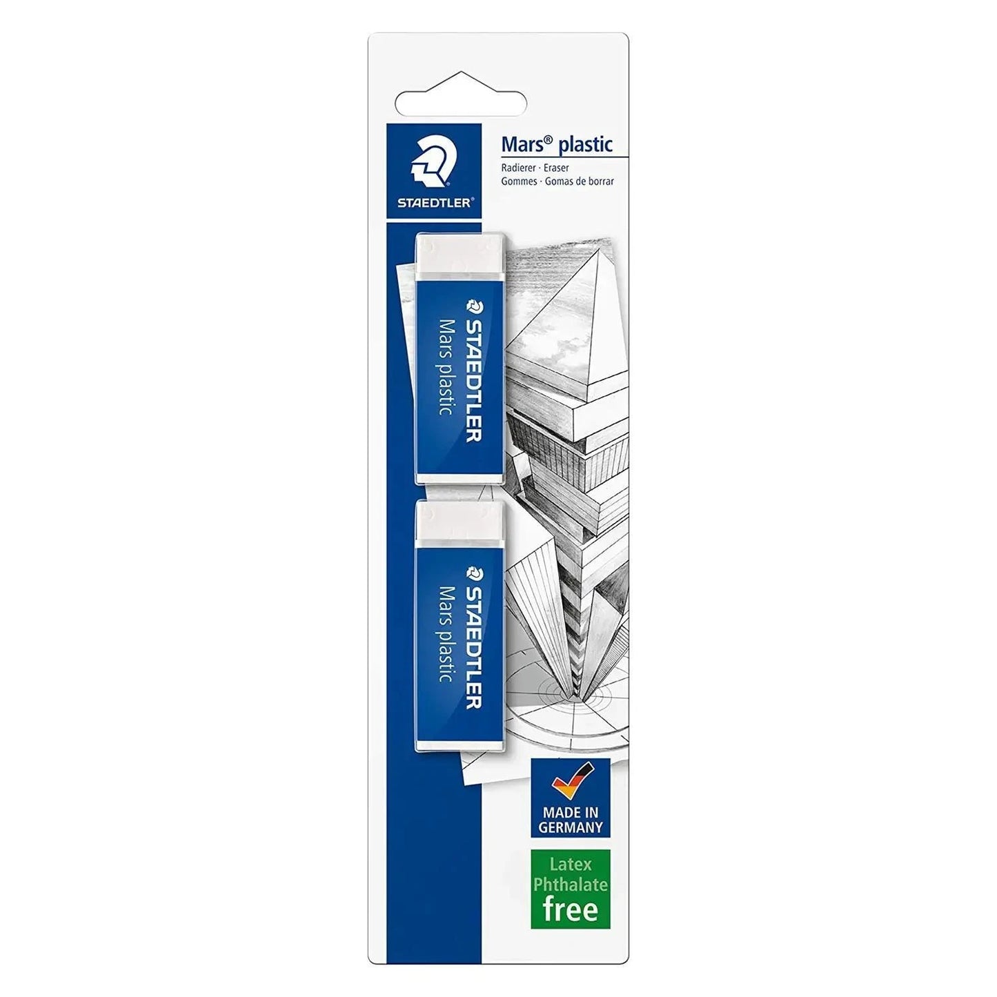 Staedtler Mars Plastic Gomma da cancellare 2pz