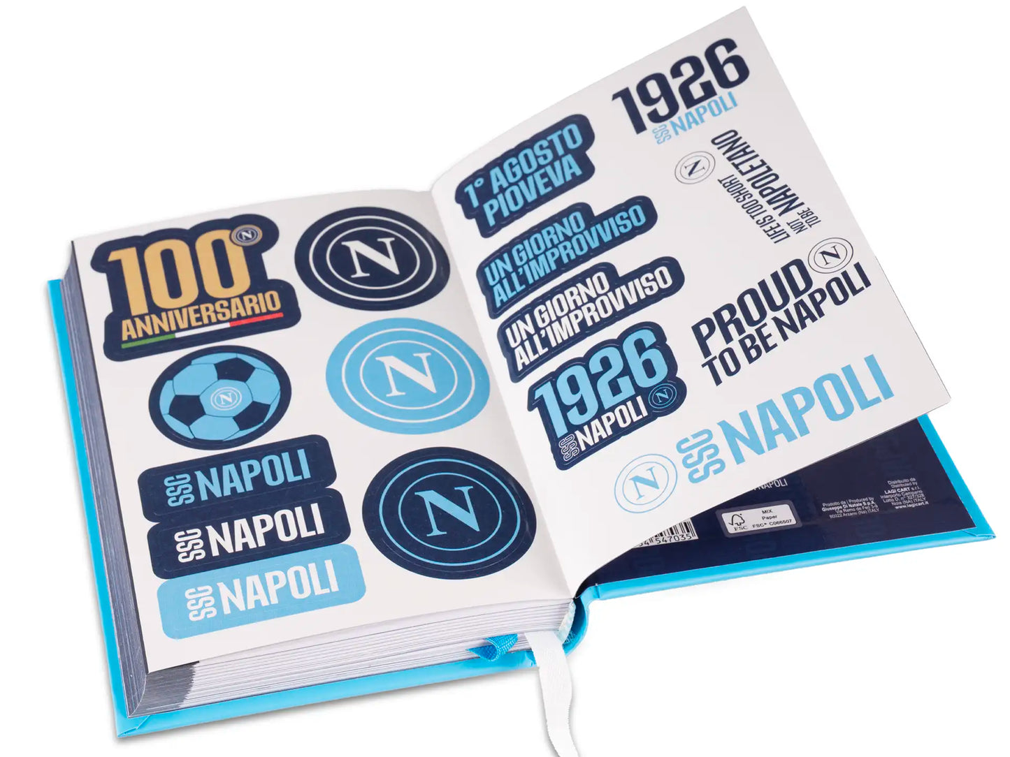 Diario scuola SSC Napoli 2025/2026 Azzurro