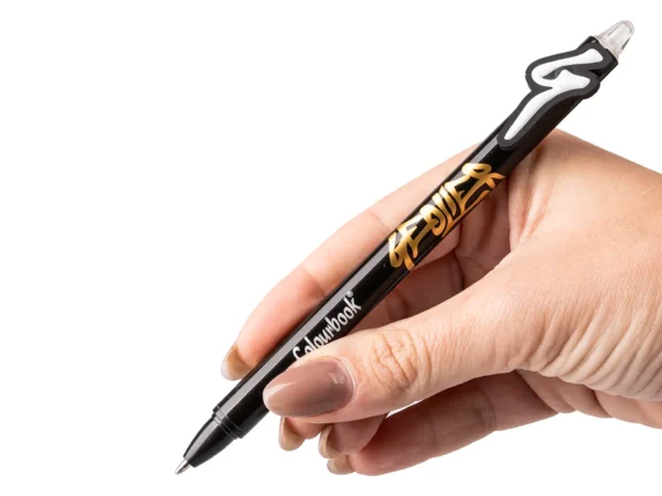 Penna a sfera Geolier con topper – Inchiostro blu - Black G