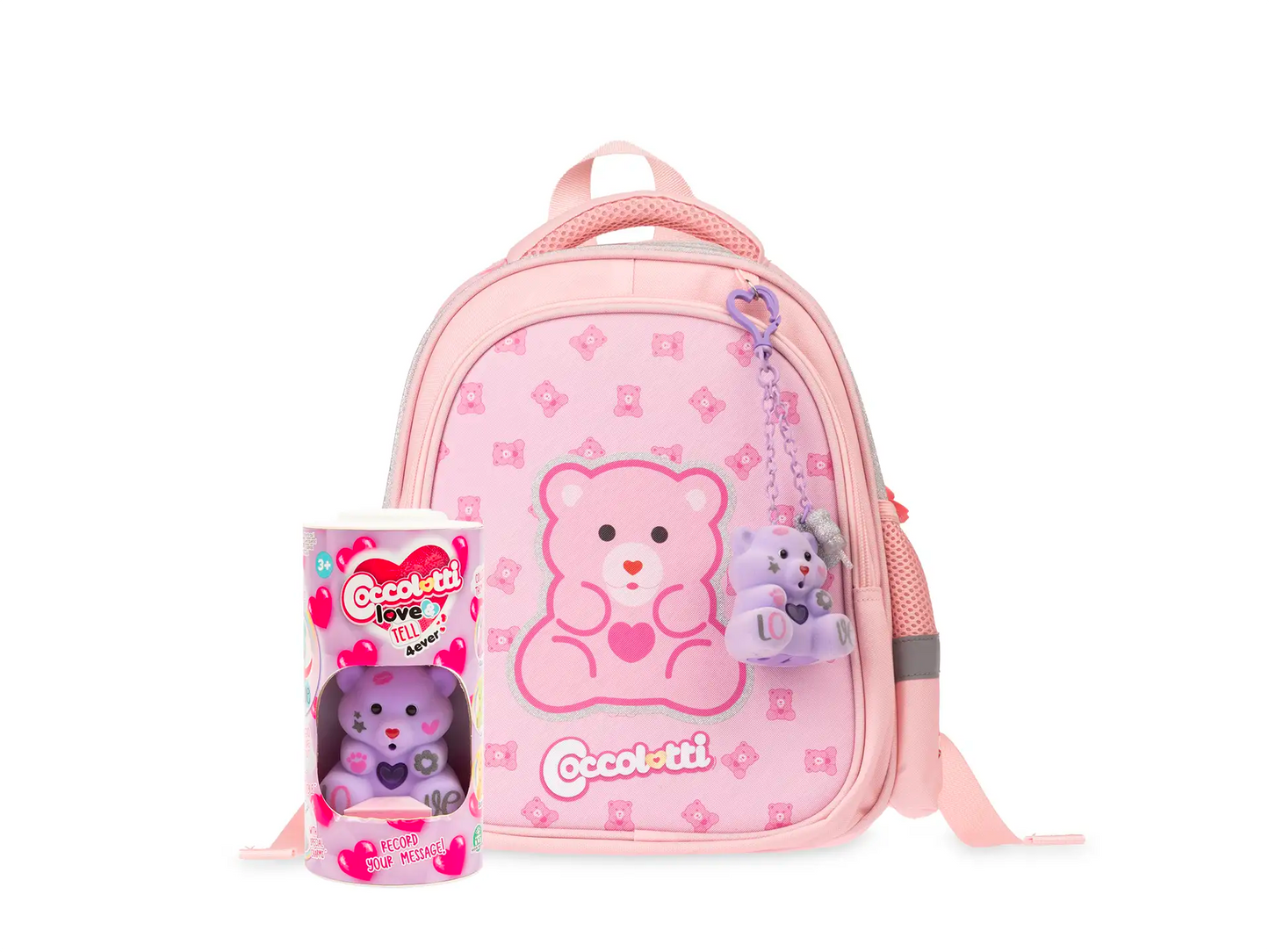 Zaino asilo classic rosa Coccolotti con Coccolotto omaggio