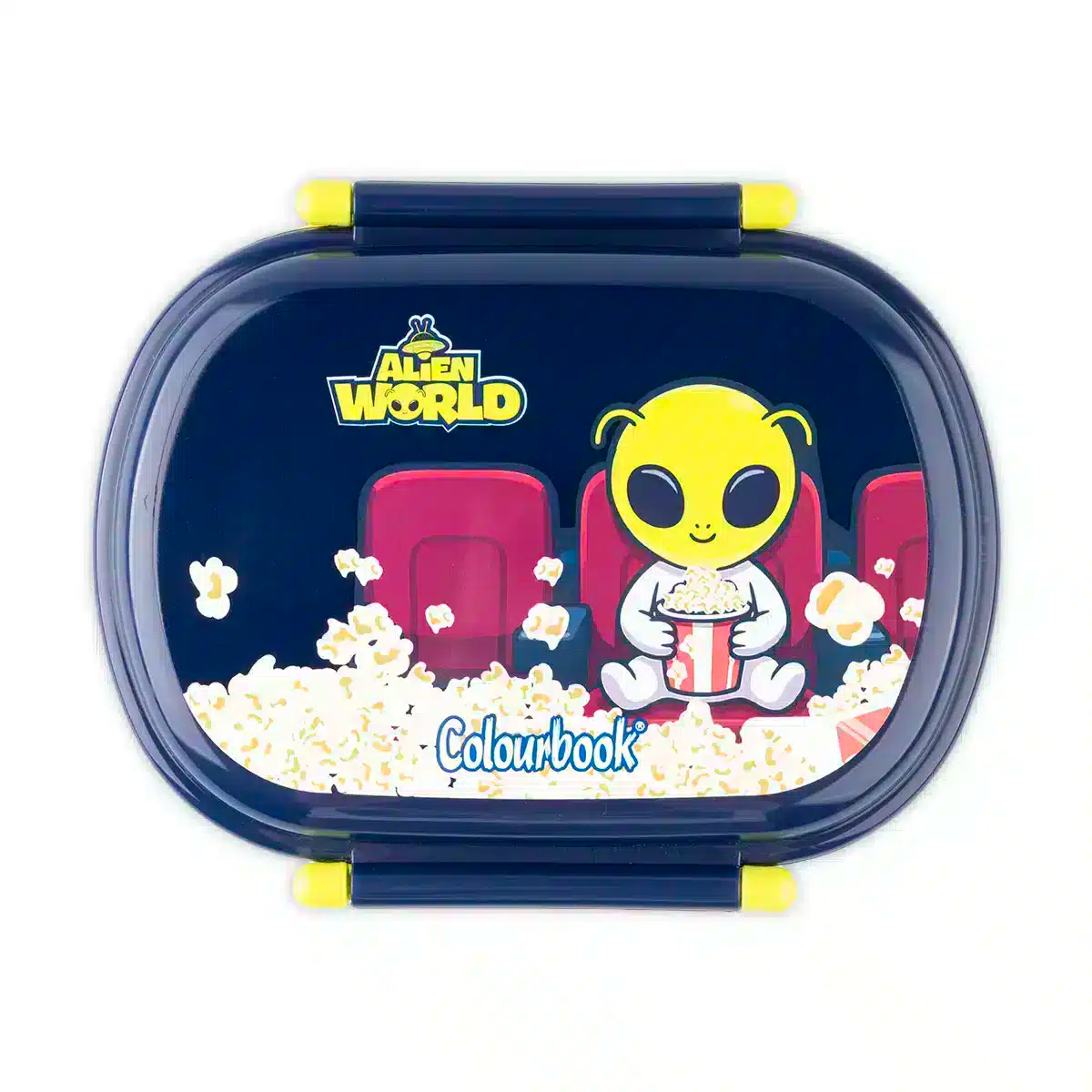 Portamerenda Alien World con separatore e posate – BPA Free