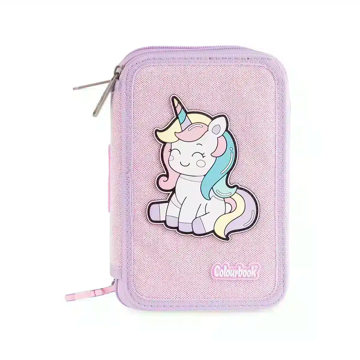 Astuccio 3 Zip Unicorn