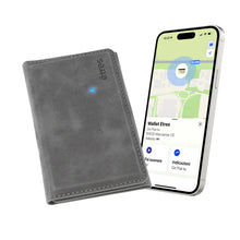 Portafoglio etres finder basic gray con localizzatore