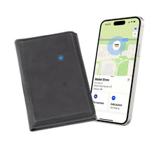 Portafoglio etres finder basic black con localizzatore