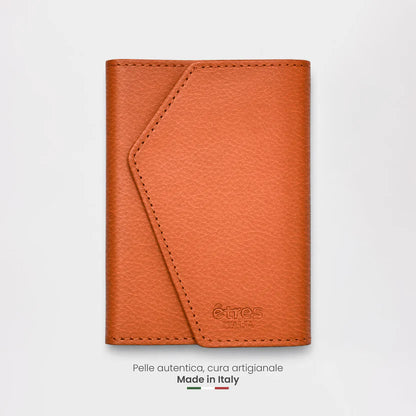 Portafoglio etres natural genuine orange