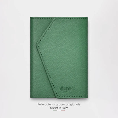 Portafoglio etres natural genuine green