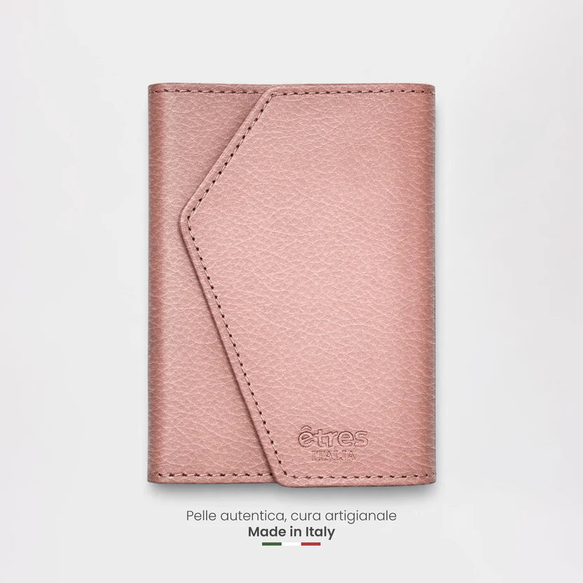 Portafoglio etres natural genuine pink