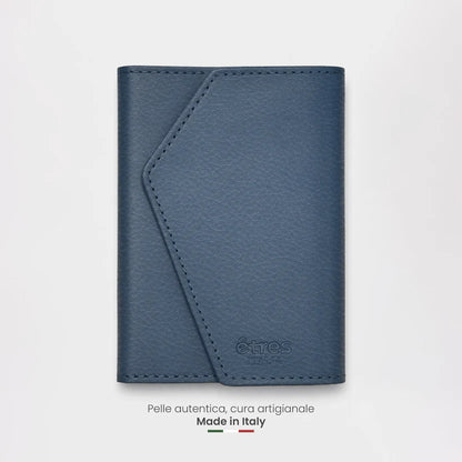 Portafoglio etres natural genuine blue