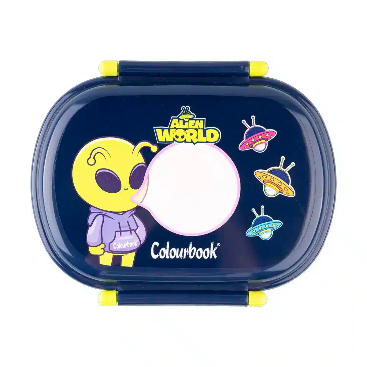 Portamerenda Alien World con separatore e posate – BPA Free