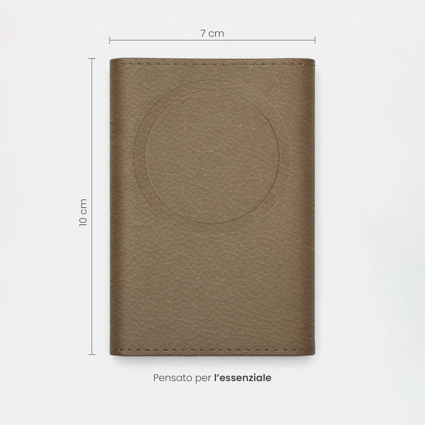 Portafoglio etres natural genuine dark brown