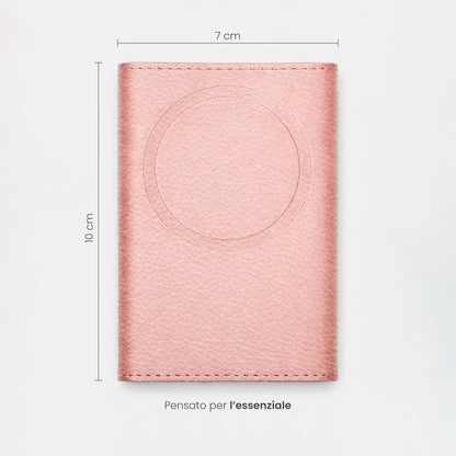 Portafoglio etres natural genuine pink