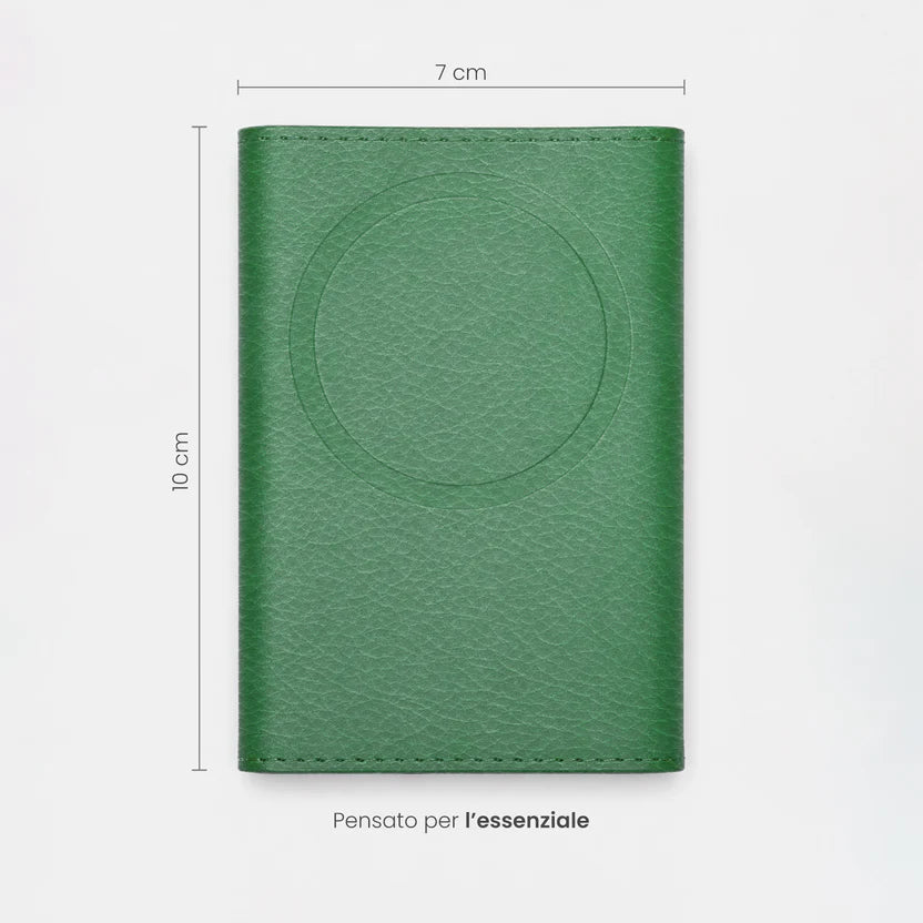 Portafoglio etres natural genuine green