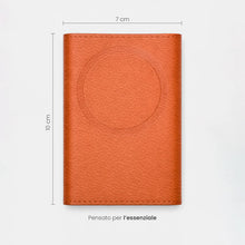 Portafoglio etres natural genuine orange