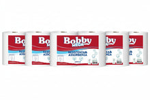 Coppia Bobina Industriale Bobby Mega 2 Veli in Pura Cellulosa 10 Rotoli
