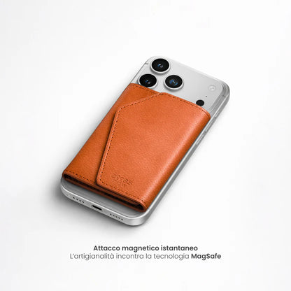 Portafoglio etres natural genuine orange