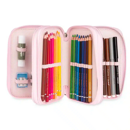 Astuccio 3 Zip Unicorn