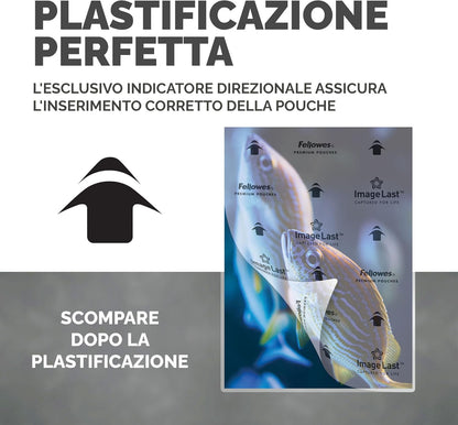 Fellowes Pouches per plastificazione per documenti A4